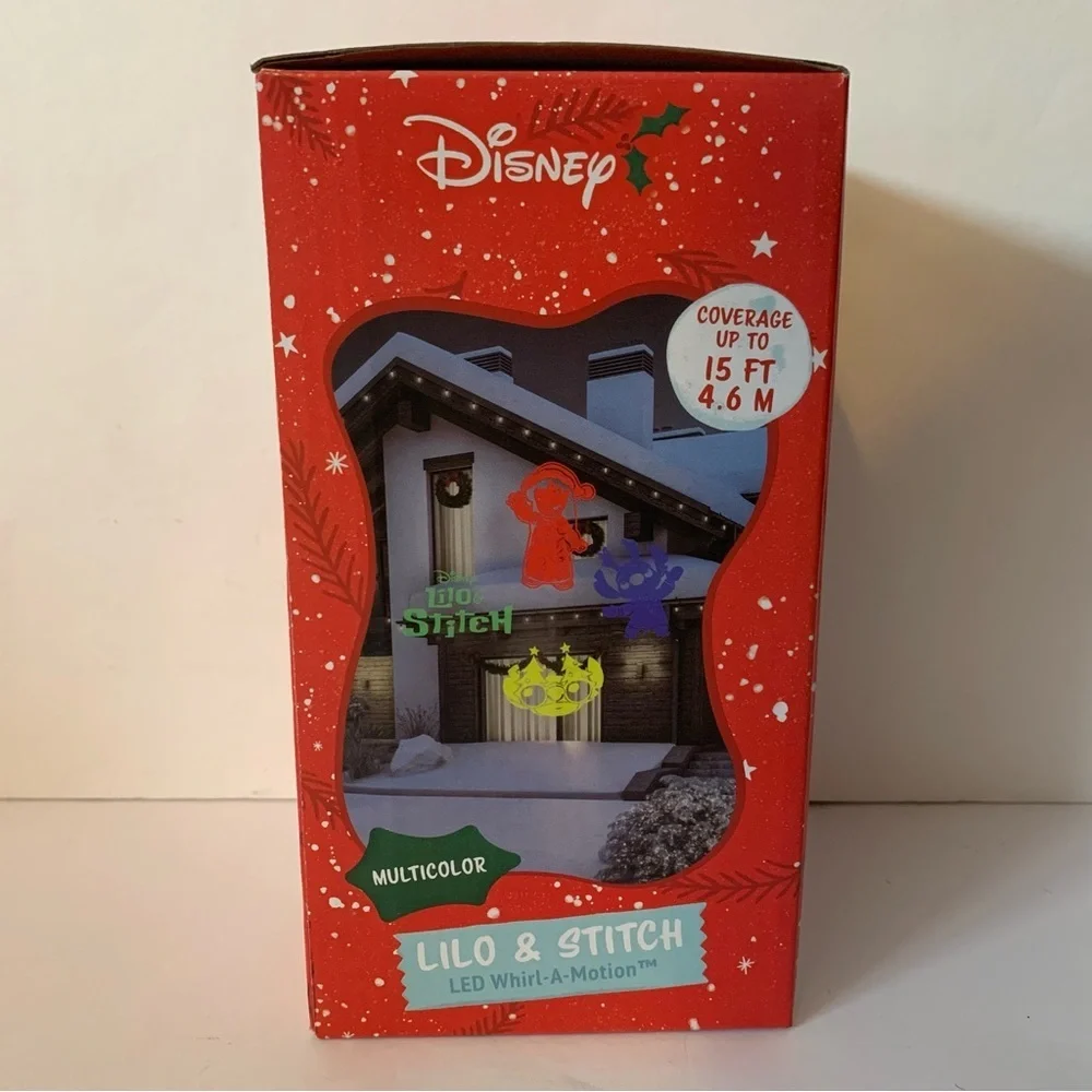 NIB. Disney Lilo & Stitch Festive Light Projector